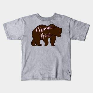 Mama Bear (front & back) Kids T-Shirt